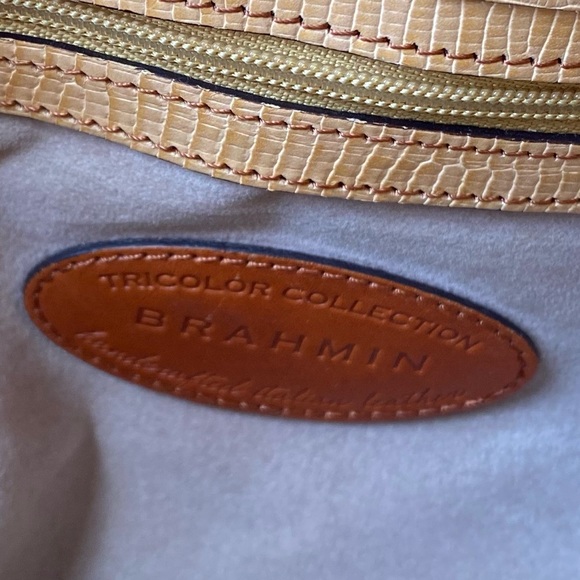 Brahmin Torey Tri Color Handbag - Picture 11 of 14